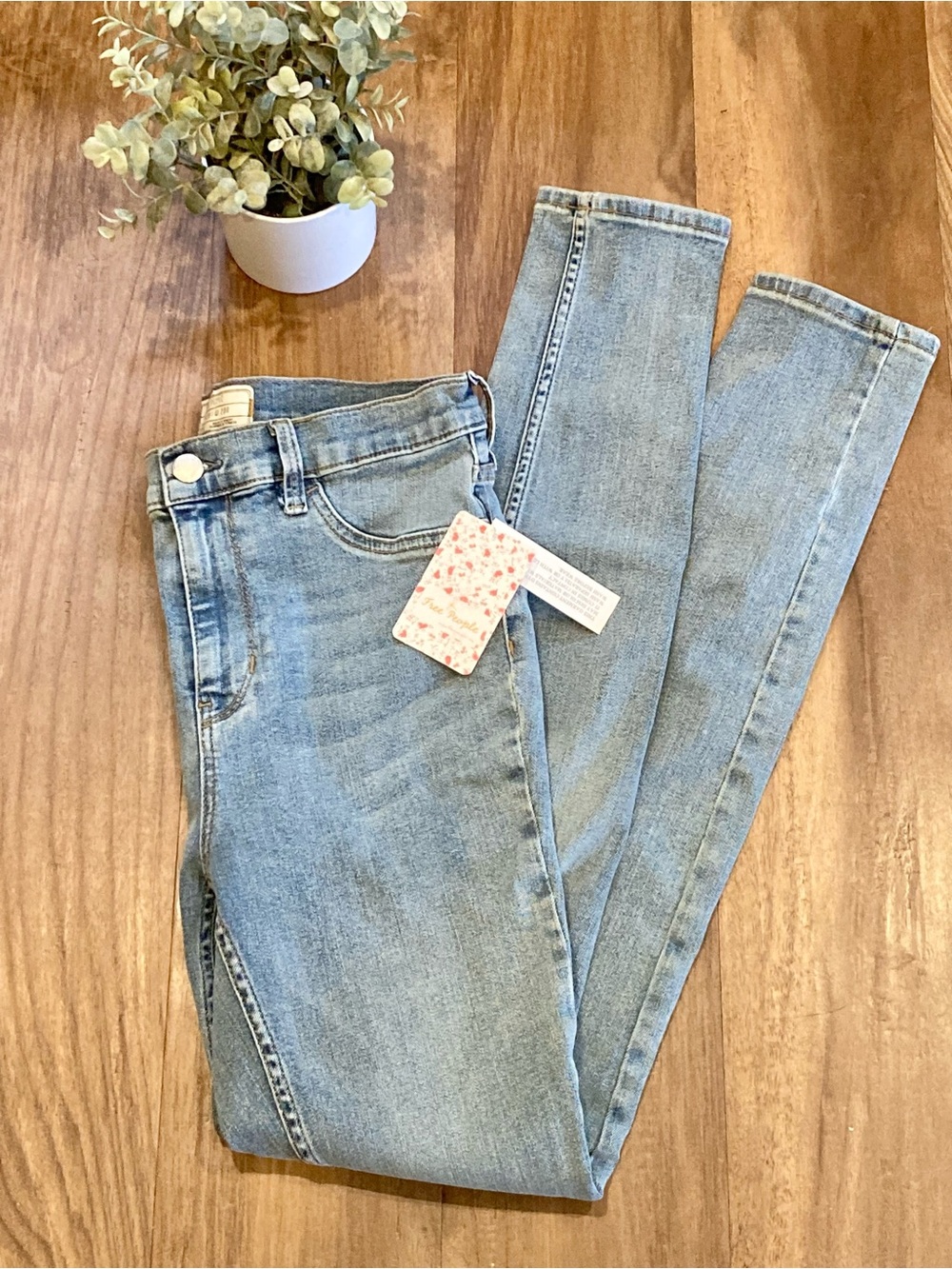 Free People Light Blue Skinny Jeans